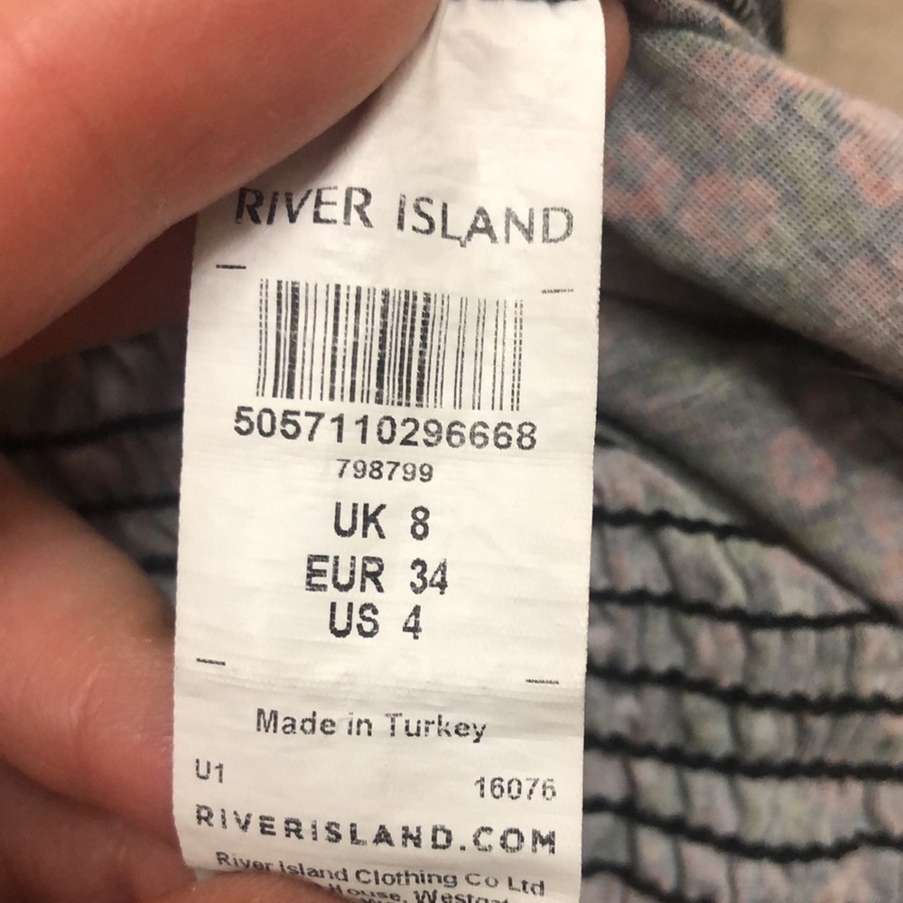 River Island | Floral Ruffled Top - Picture 6 of 6